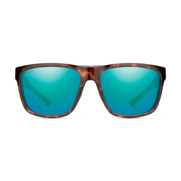 NWT Smith Barra Polarized ChromaPop Sunglasses Tortoise/Opal Mirror Unisex - Picture 1 of 7